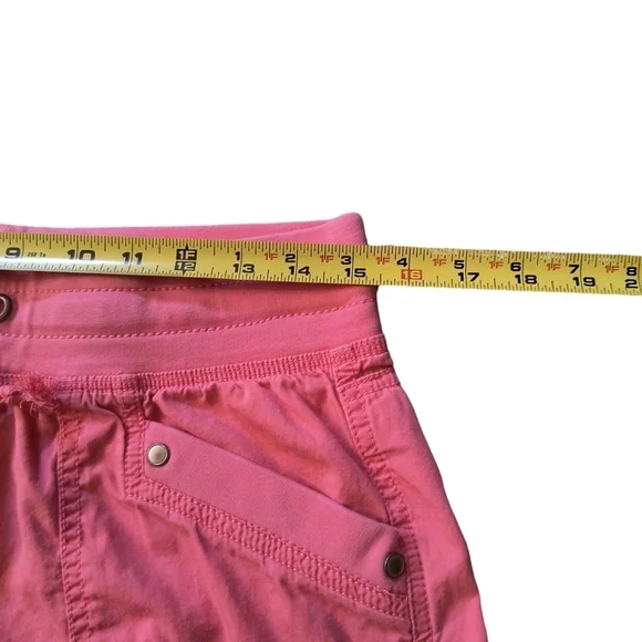 Maurices Salmon Colored Pull On Cotton Shorts with Drawstring Comfort Wa… - Picture 5 of 10